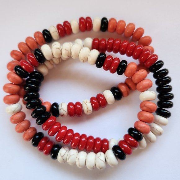 Handmade Bead Bracelet Set - Picture 2 of 7